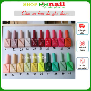 [Hơ đèn + Top gel] Sơn gel móng tay hơ đèn Gairriy chai 15ml chăm sóc móng làm đẹp nail mi spa thời trang nữ shop hnnail