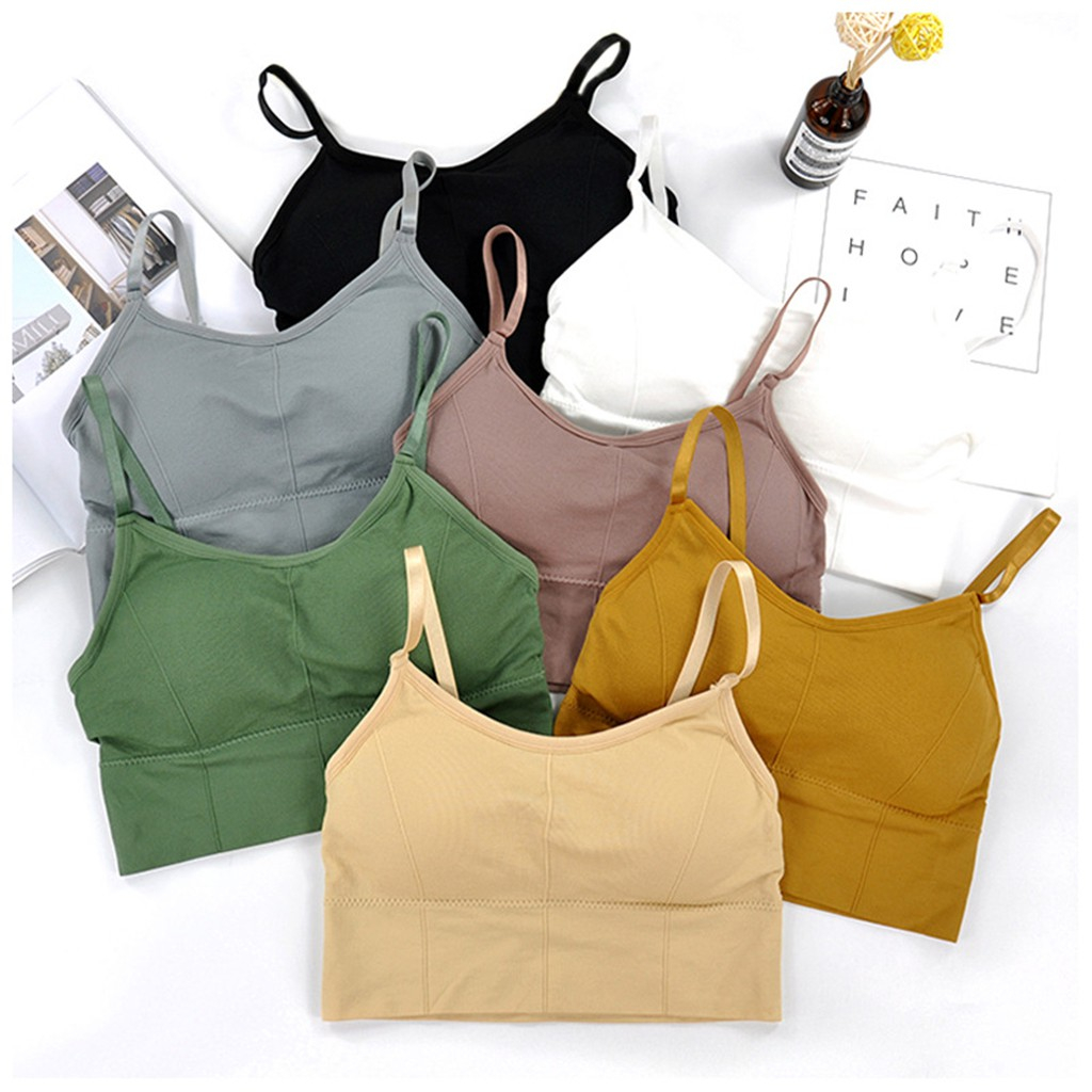 Áo Bra 2 Dây Tập Gym Yoga,Áo Thể Thao Dệt Thun Co Dãn Tốt TẠP HÓA GYM