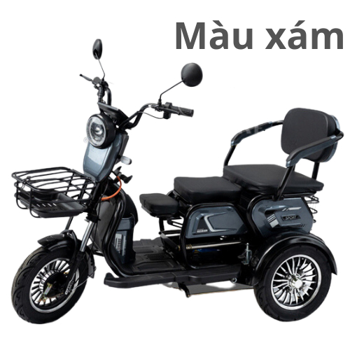 Xe điện 3 bánh Super F68 và Super F68 Pro, xe dành cho người già, bà bầu, người khuyết tật, khung thép chắc chắn