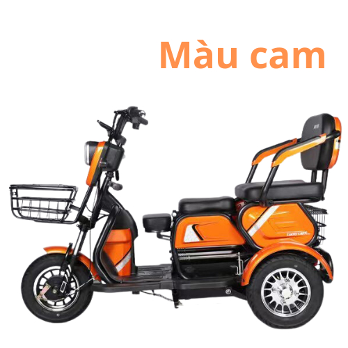 Xe điện 3 bánh Super F68 và Super F68 Pro, xe dành cho người già, bà bầu, người khuyết tật, khung thép chắc chắn