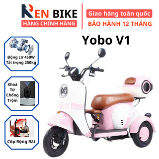   MIỄN PHÍ VẬN CHUYỂN  Xe điện 3 bánh YOBO Xe điện ba bánh cho người già người khuyết tật BH chính hãng 1 năm 