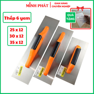 Dao Trét Bột Sơn Nước Dekok Tay Cầm Nhựa 25cm 30cm 35cm Thép Trắng Minh Phát