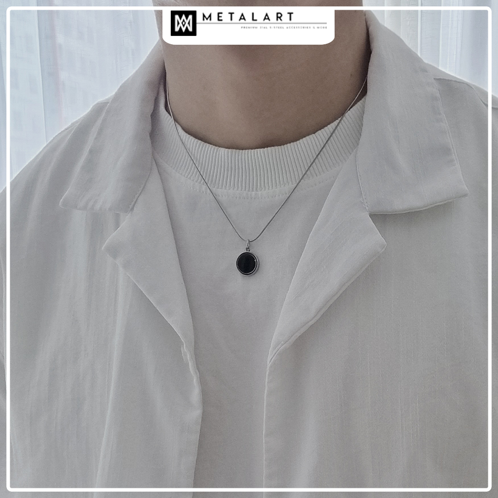 Dây chuyền unisex phong cách basic/tối giản, chất liệu thép titan chống oxi hóa hoàn toàn.