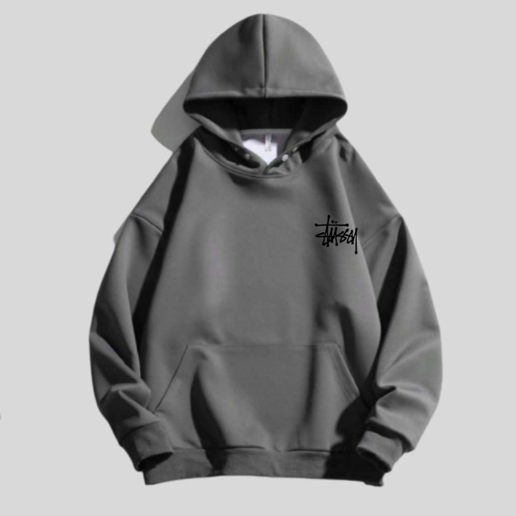 Áo hoodie , áo nỉ STUSSY black , hàng chuẩn chính hãng cao cấp , tag mác đầy đủ , siêu xịn xò COOL STORE V01