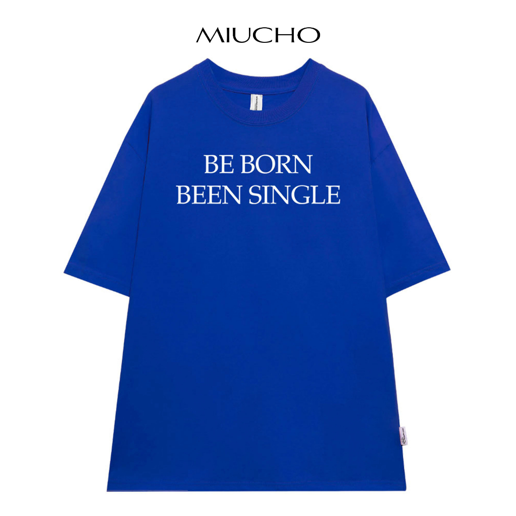 Áo thun nam form rộng đẹp tay ngắn cổ tròn vải cotton ATD102 Miucho in Typography