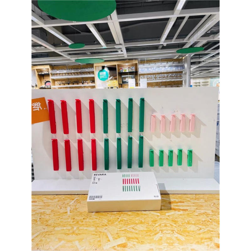 Combo 26 kẹp miệng túi BEVARA IKEA CHÍNH HÃNG