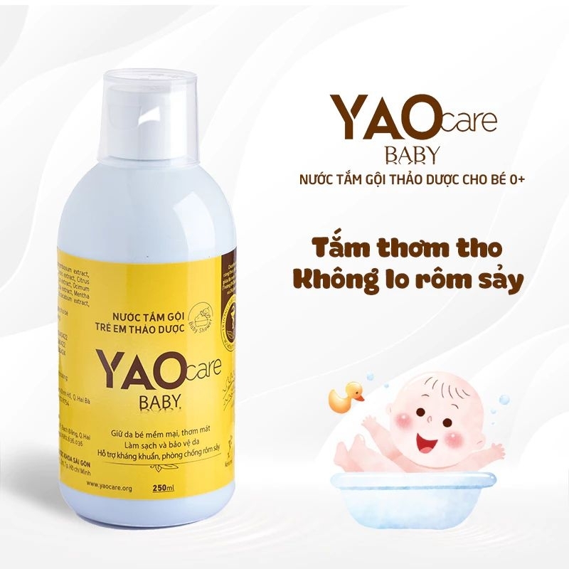 Nước Tắm Thảo Dược Yaocare Baby Cho Bé