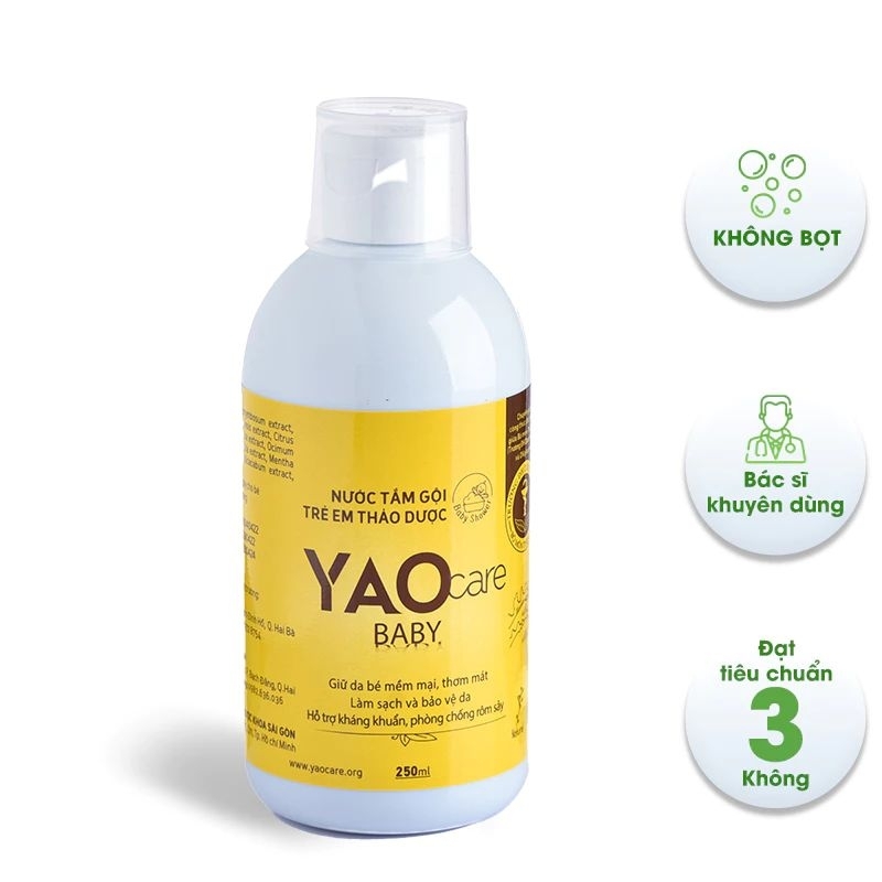 Nước Tắm Thảo Dược Yaocare Baby Cho Bé