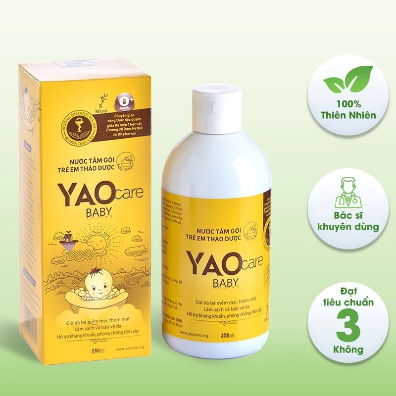 Nước Tắm Thảo Dược Yaocare Baby Cho Bé