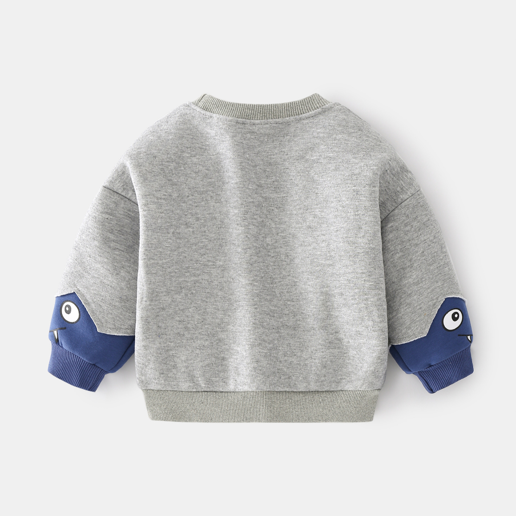 Áo nỉ dài tay cho bé WELLKIDS họa tiết đáng yêu thu đông 2023