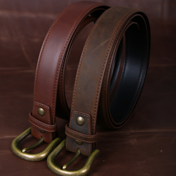 Combo Ví Và Nịt Nam,Unisex Da Bò Thật Cao Cấp - Thương Hiệu Steed