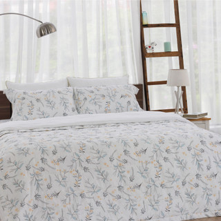 Chăn hè thu chần bông GRAND, 100% Lụa Tencel 40S tơ thiên nhiên mềm mại, họa tiết in hoa size 200x210