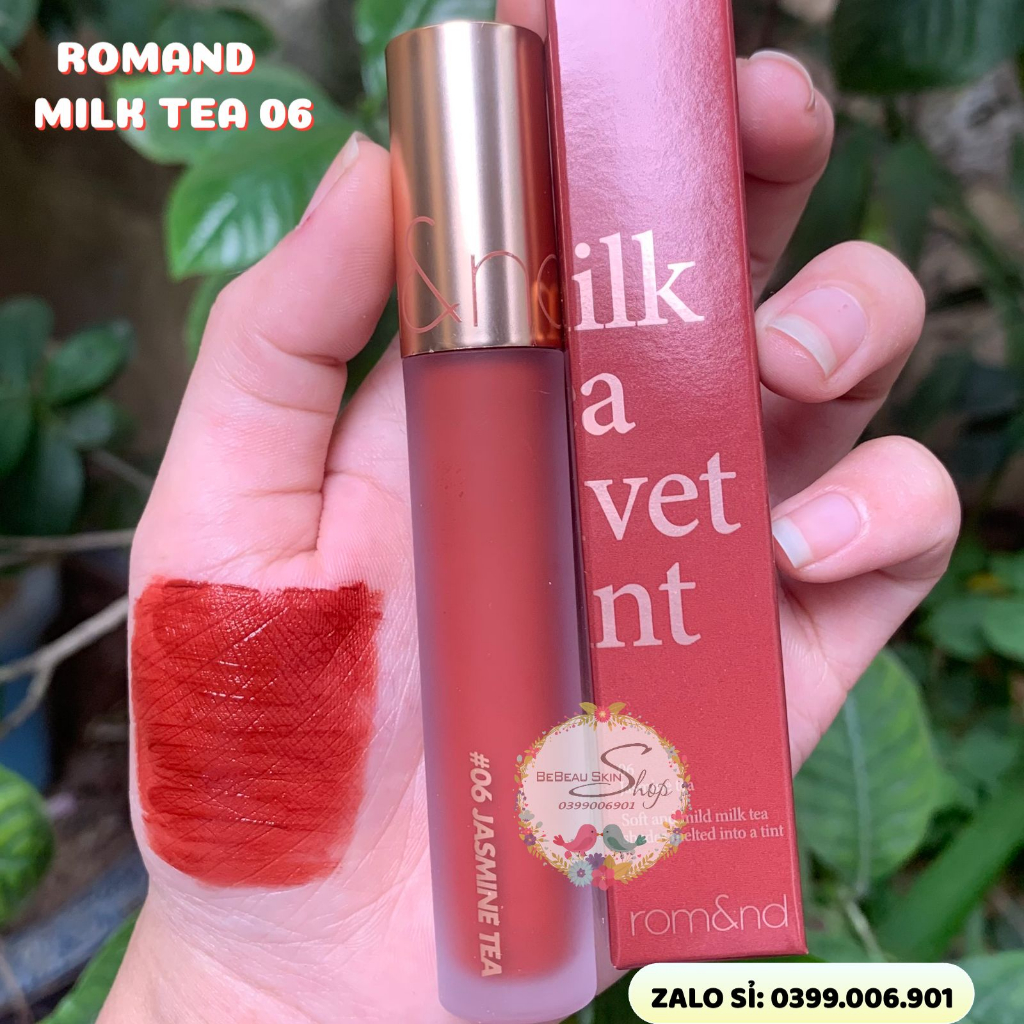 Son Romand Milk Tea Velvet Tint Ver 1 Ver 2 Chocolate Tea Black Tea