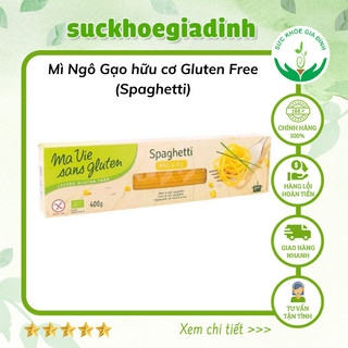 Mì ngô gạo hữu cơ gluten free ma vie 400g