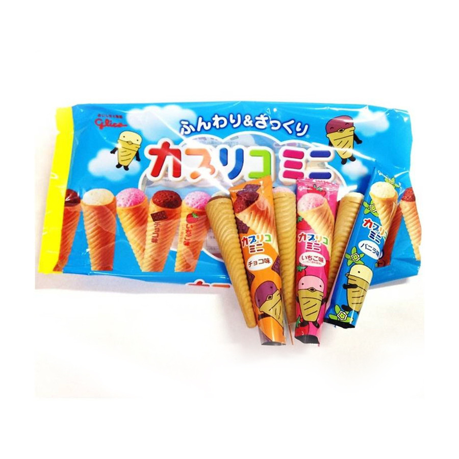 Bánh kem Ốc Quế Glico Nhật Bản Gói 10 Chiếc Cho Bé