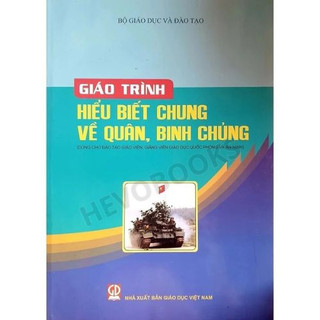 Sách - giáo trình hiểu biết chung về quân, binh chủng