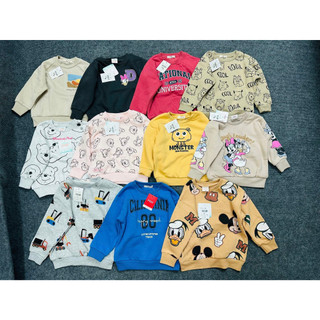 Áo nỉ Disney dư xịn cho bé trai và bé gái size 18/24m-5y
