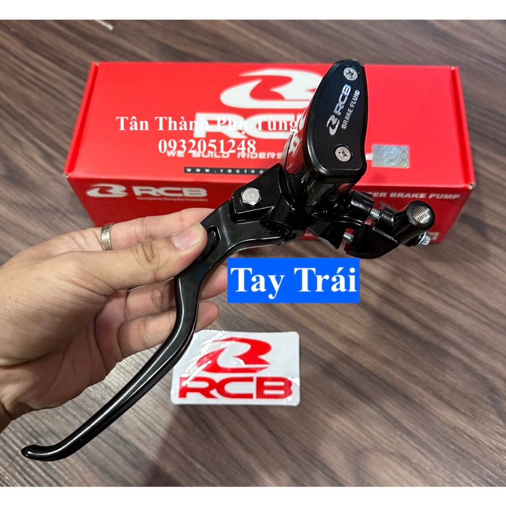 Tay thắng RCB E2 bình dầu xéo 14mm : tay trái, tay phải chính hãng