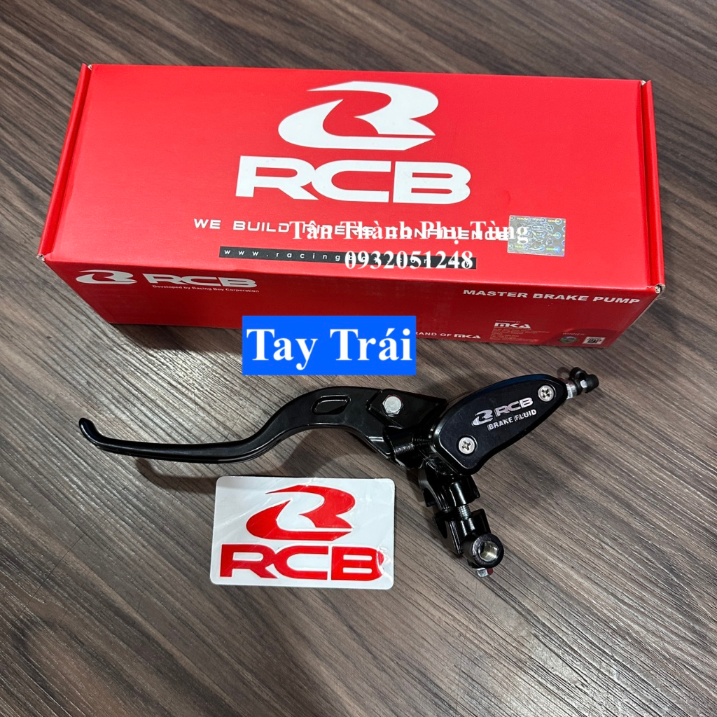 Tay thắng RCB E2 bình dầu xéo 14mm : tay trái, tay phải chính hãng