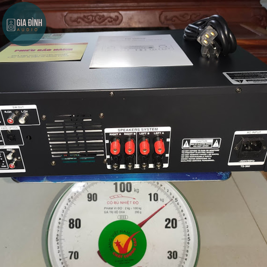 Đẩy liền Vang JA S6-500, 500W/ 8Ω và 600W/ 4Ω - Chính Hãng