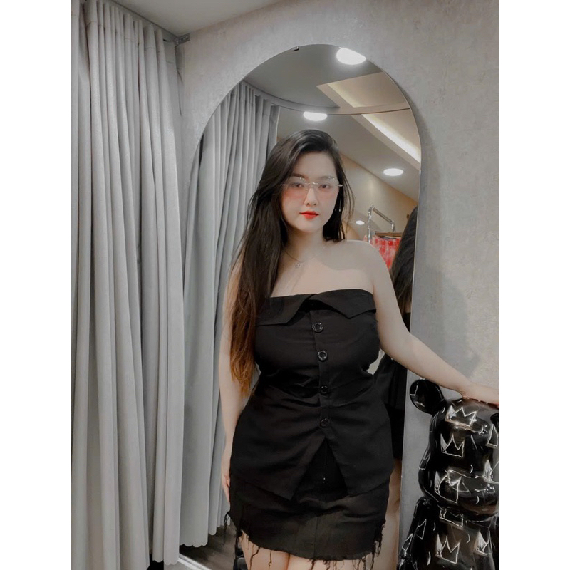 Áo cúp xẻ bigsize 55-90kg