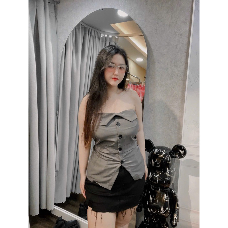 Áo cúp xẻ bigsize 55-90kg