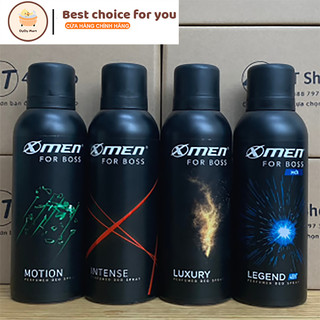 Xịt khử mùi Xmen For Boss 150ml đủ màu