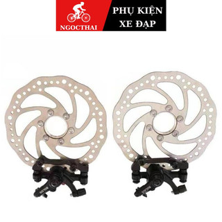 Bộ phanh đĩa xe đạp Bolids có củ phanh đi kèm đường kính 160mm 6 lỗ ốc bogg