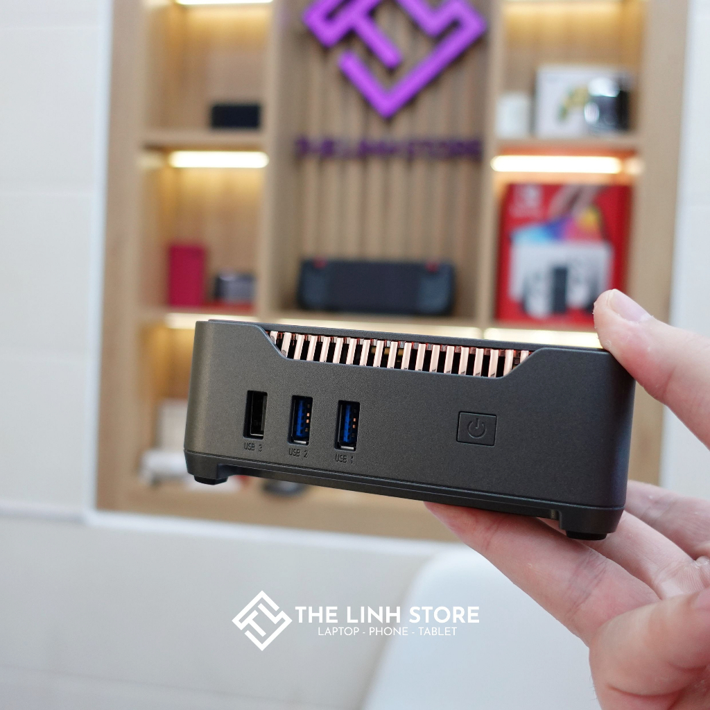 Máy tính Mini PC Intel NUC GK3V mới FullBox - intel J4125 8G SSD 256G