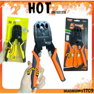 Kìm bấm mạng bosi vàng đen loại tốt - chính hãng bosi
