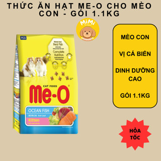 Thức ăn hạt cho mèo con từ 2 tháng tuổi vị cá biển Me-O Kitten - Gói 400g/ 1.1 kg