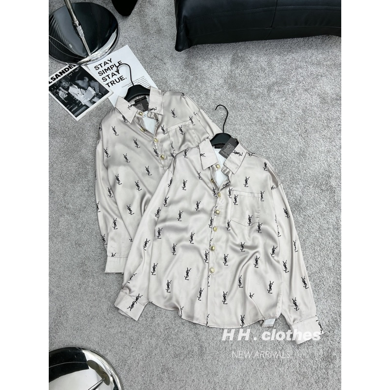 ÁO SƠ MI LỤA TAY DÀI