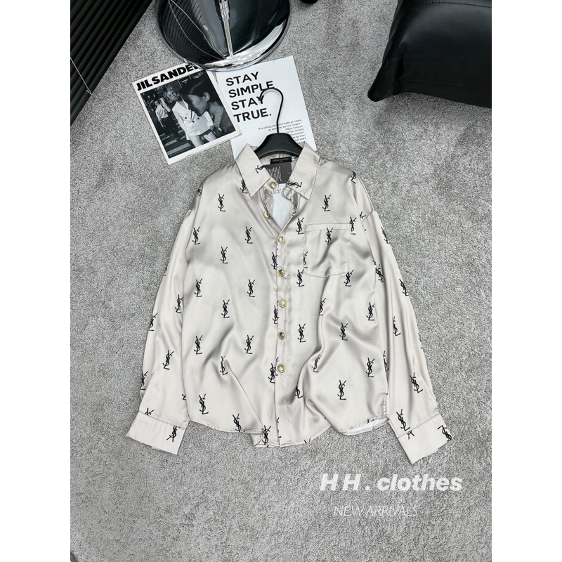 ÁO SƠ MI LỤA TAY DÀI