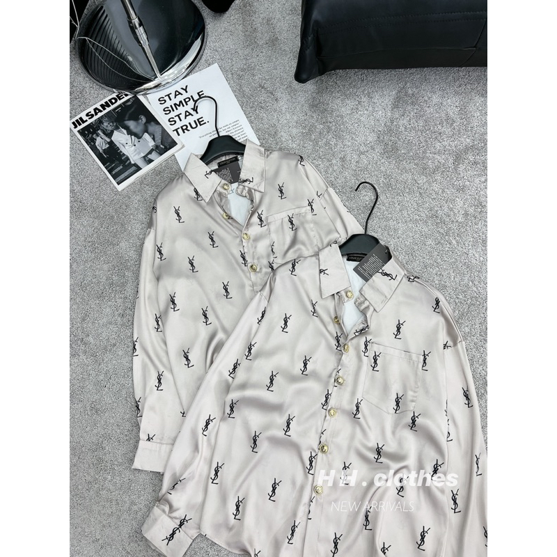 ÁO SƠ MI LỤA TAY DÀI