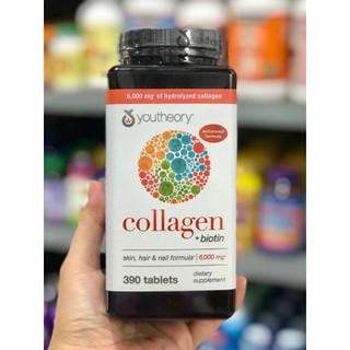 [Date 10/2025] Collagen youtheory viên uống đẹp da, chống lão hóa 390 viên Mỹ
