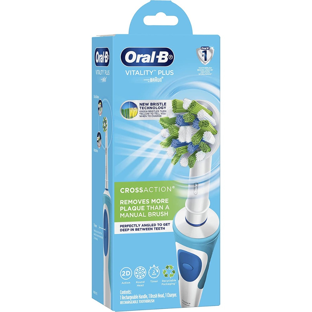 Oral B Vitality Cross Action Bàn chải đánh răng điện cho người lớn và trẻ trên 10 tuổi, Úc