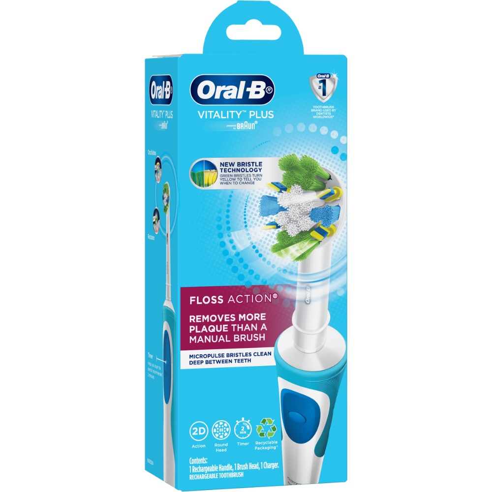 Oral B Vitality Floss Action Bàn chải đánh răng điện cho người lớn và trẻ trên 10 tuổi, Úc