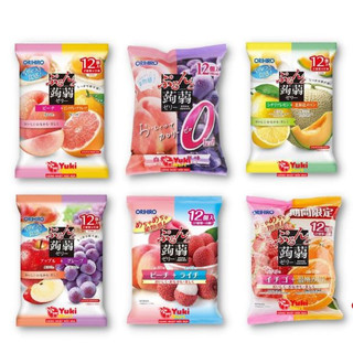 Date 10/2024 Thạch hoa quả trái cây Orihiro nội địa Nhật Bản 240g nhiều vị