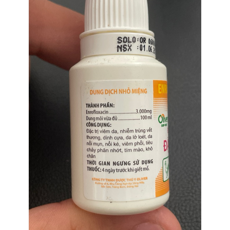 Đậu Gà Oliver  da, đậu, tiêu chảy, nổi ké, khô chân, chướng diều gà đá