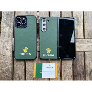 Ốp Rolex da thật S24U/ZFold5/4/3/2/Zflip5/4/3/Samsung/Ip fullbox