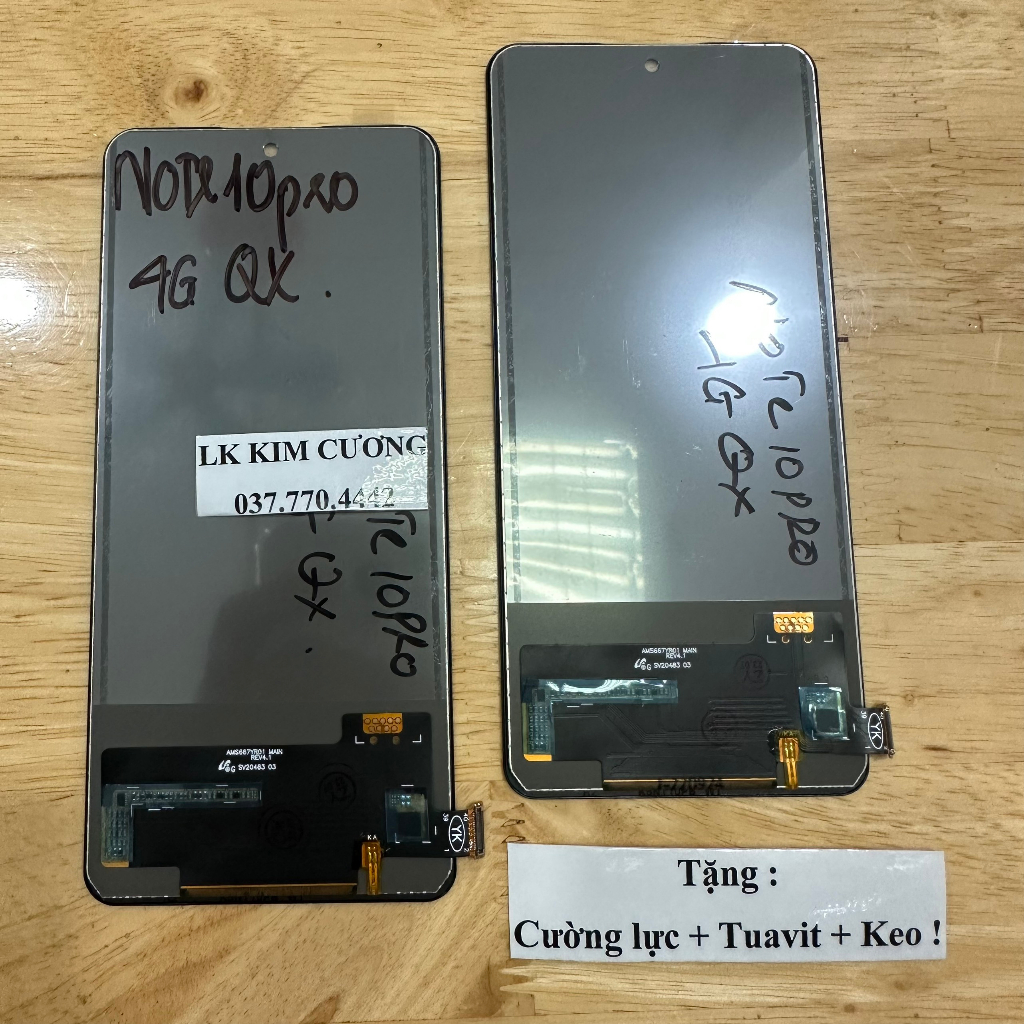 Màn redmi note 10 pro 4g / redmi note 11 pro 4g/ redmi note 11 pro 5g/ redmi note 11 pro max mã QX