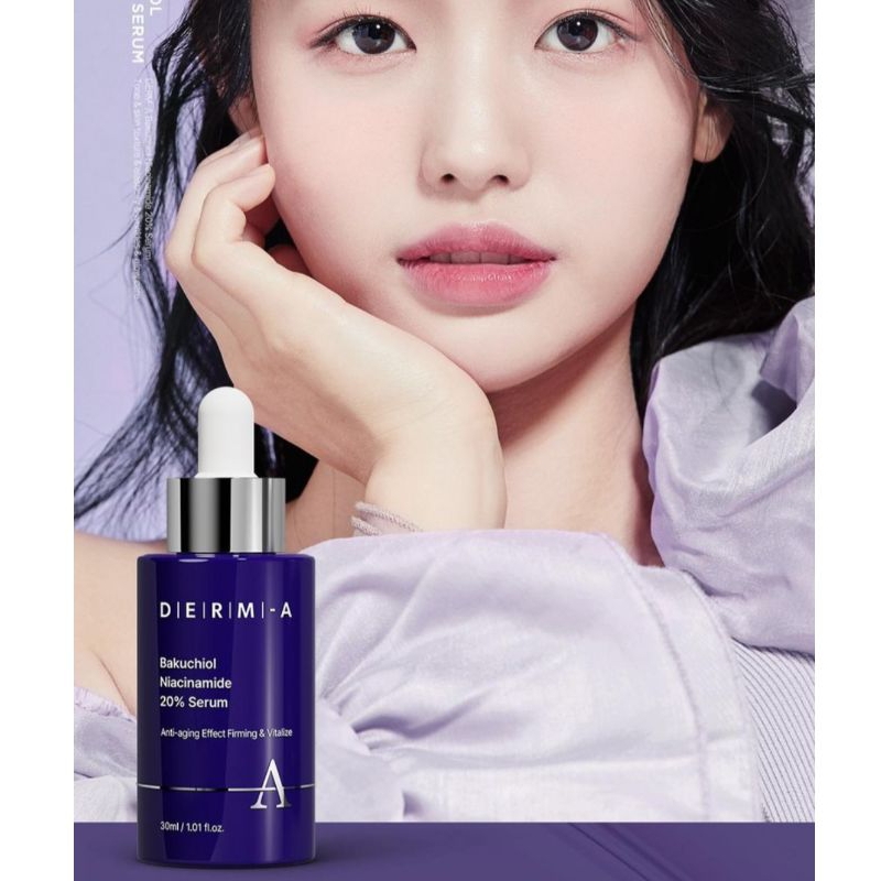 SERUM DƯỠNG TRẮNG VÀ GIẢM NHĂN DERM-A BAKUCHIOL NIACINAMIDE 20%