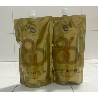 LẺ TÚI Uốn A KHỎE MÀU VÀNG A86 không cần canh mềm hóa Hương socola dành cho tóc khỏe 1000ml