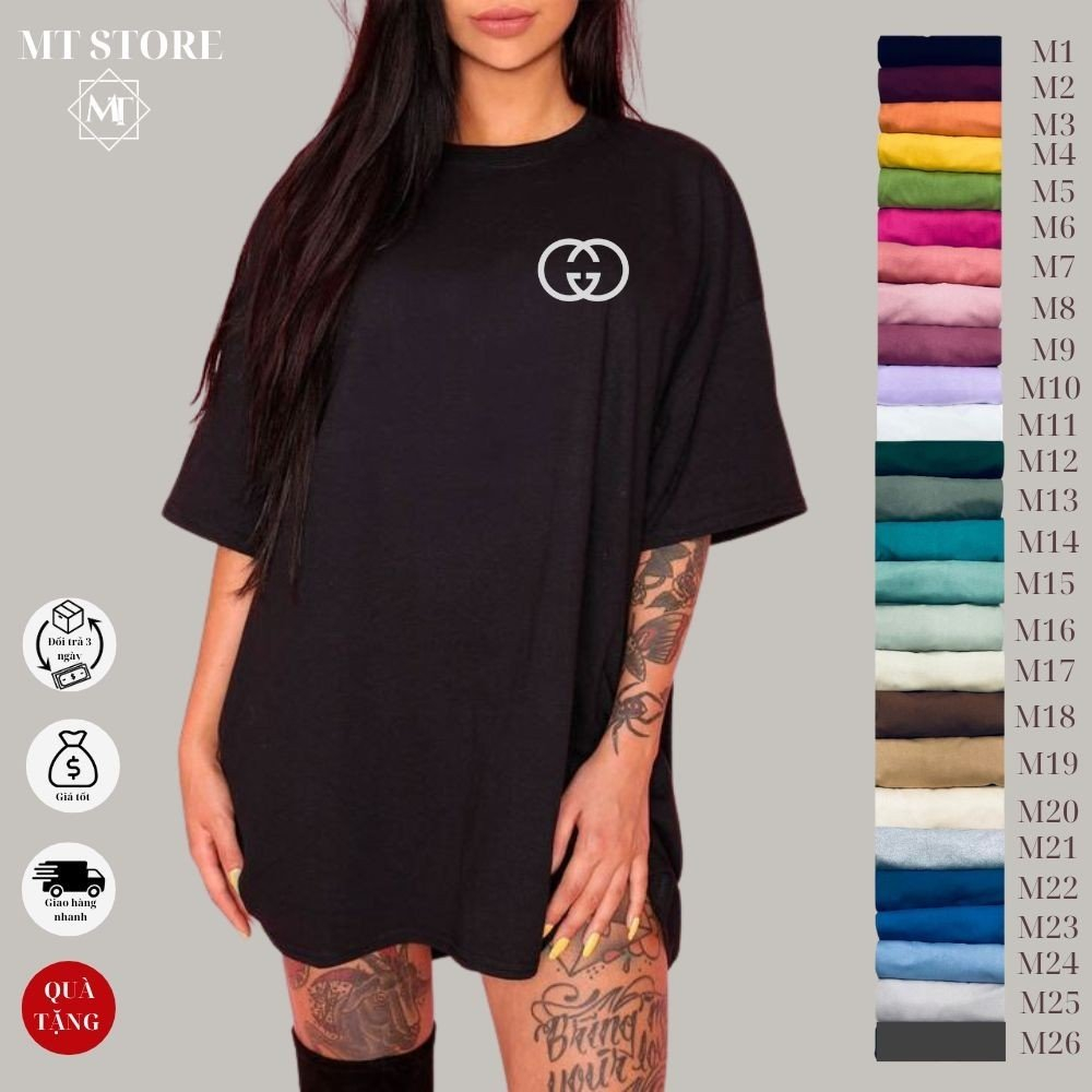 Áo Phông FREESIZE In Logo Nam Nữ Cotton chất liệu cao cấp thoáng mát dễ phối đồ | MT STORE