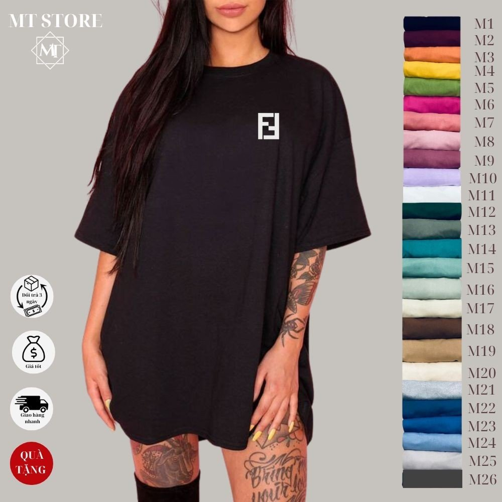 Áo Phông FREESIZE In Logo Nam Nữ Cotton chất liệu cao cấp thoáng mát dễ phối đồ | MT STORE