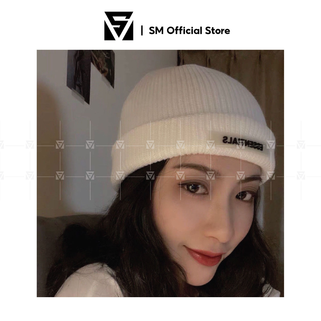 Mũ Nón Len Beanie ESSENTIALS Cho Nam Nữ Unisex Form Chất Dày Mịn, Phụ Kiện Đi Chơi - Soulmate Store SMN030