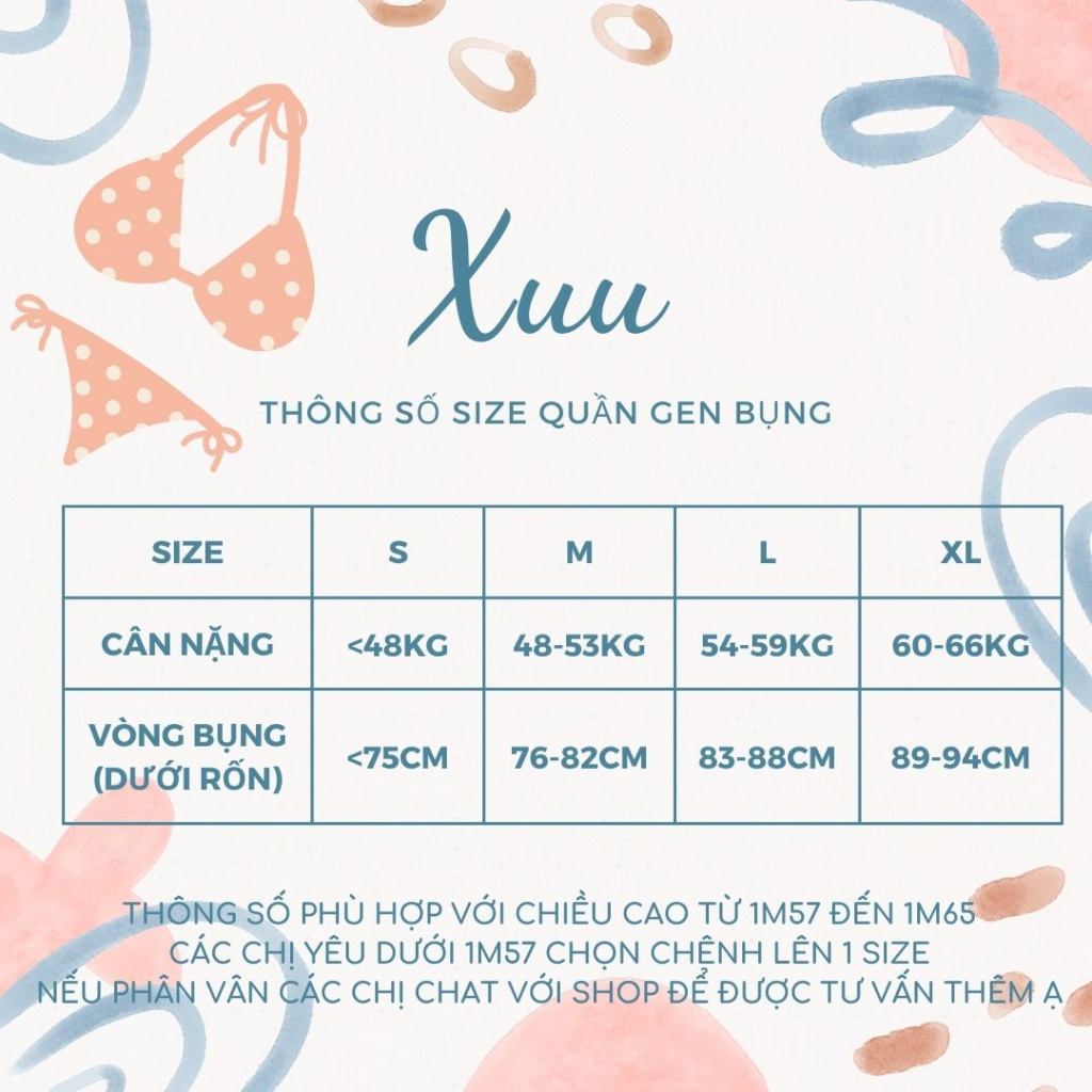 Quần gen bụng cạp cao chun định hình siết eo thon gọn co dãn thoáng khí WEXUU - GB26