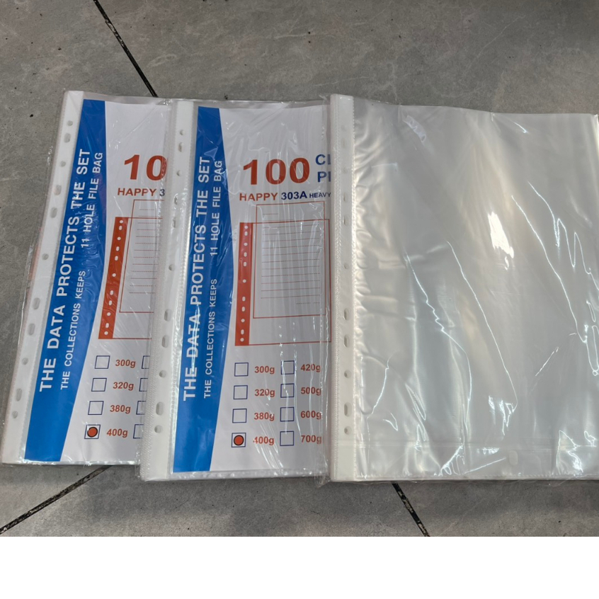 Bìa Lỗ A4  Đựng Hồ Sơ  100 cái