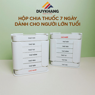 Hộp đựng thuốc, chia thuốc 7 ngày phân loại thuốc tiện dụng, đa năng