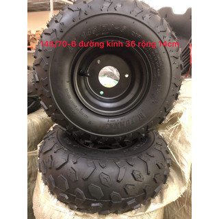 Bánh xe 145/70-6 vành sắt 3 ốc
